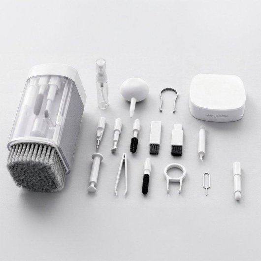 Kit Limpieza Mars Gaming MA-KIT 21en1 Blanco