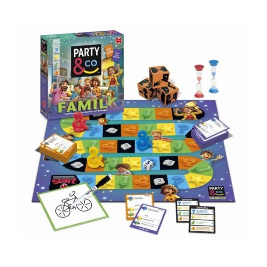Juego de Mesa Diset Party & Co Family 8+ para 3-15 Jugadores