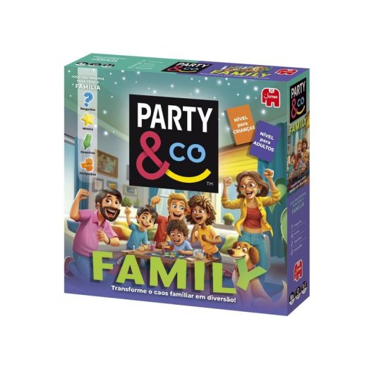 Juego de Mesa Diset Party & Co Family 8+ para 3-15 Jugadores
