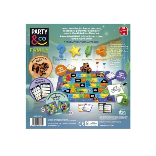 Juego de Mesa Diset Party & Co Family 8+ para 3-15 Jugadores