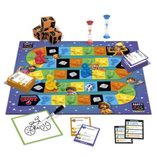 Juego de Mesa Diset Party & Co Family 8+ para 3-15 Jugadores