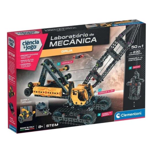 Clementoni Laboratoire de Mécanique Grue de Démolition 67856 1 pièce