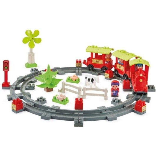 Ecoiffier Abrick Tren de Campaña 2982 Juego de Construcción Infantil