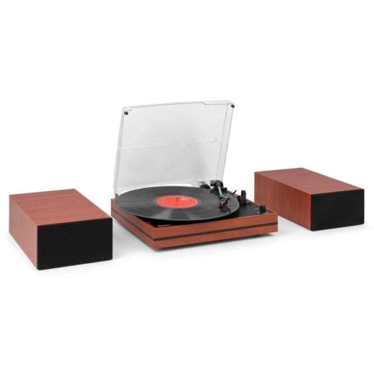 Tocadiscos Audizio Akron Bluetooth Altavoces Integrados 3 Velocidades