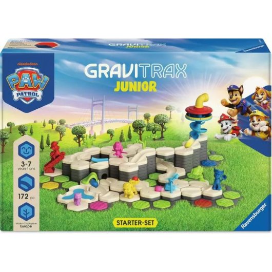 Ravensburger GraviTrax Junior XXL Starter Set Pat Patrouille 170 piezas