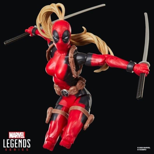 Figur Hasbro Lady Deadpool Marvel Legends artikulierte 15 cm