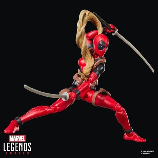 Figur Hasbro Lady Deadpool Marvel Legends artikulierte 15 cm
