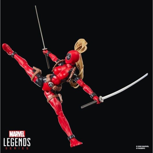 Figur Hasbro Lady Deadpool Marvel Legends artikulierte 15 cm