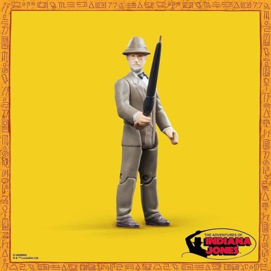 Figurine Hasbro Henry Jones Sr. Indiana Jones articulée 9,5 cm