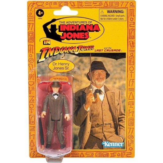 Figurine Hasbro Henry Jones Sr. Indiana Jones articulée 9,5 cm