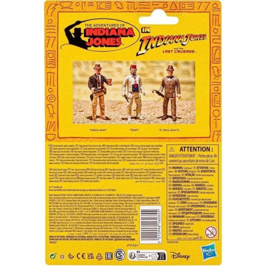 Figurine Hasbro Henry Jones Sr. Indiana Jones articulée 9,5 cm