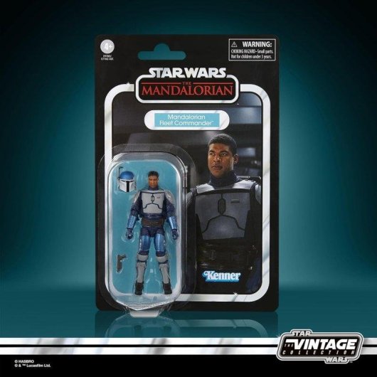 Figurine Hasbro Mandalorian Fleet Commander Star Wars articulée 9,5 cm