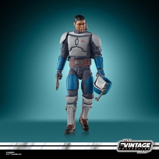 Figurine Hasbro Mandalorian Fleet Commander Star Wars articulée 9,5 cm