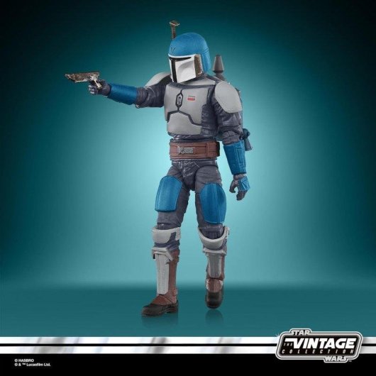 Figurine Hasbro Mandalorian Fleet Commander Star Wars articulée 9,5 cm