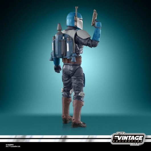 Figurine Hasbro Mandalorian Fleet Commander Star Wars articulée 9,5 cm
