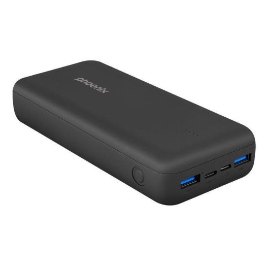 Power Bank Phoenix 20000 mAh 25 W Preto