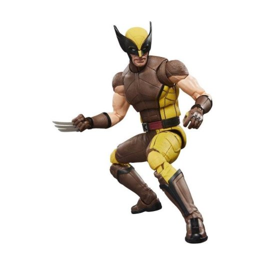 Figura Hasbro Wolverine Brown Suit Deadpool & Wolverine Marvel Legends Articulada 15 cm