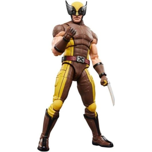 Figura Hasbro Wolverine Brown Suit Deadpool & Wolverine Marvel Legends Articulada 15 cm
