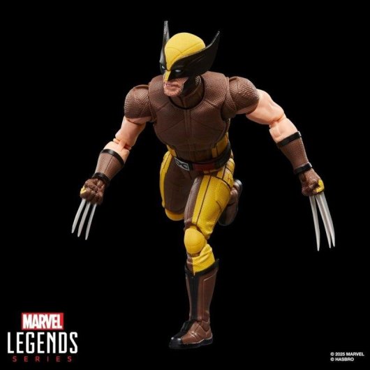 Figura Hasbro Wolverine Brown Suit Deadpool & Wolverine Marvel Legends Articulada 15 cm