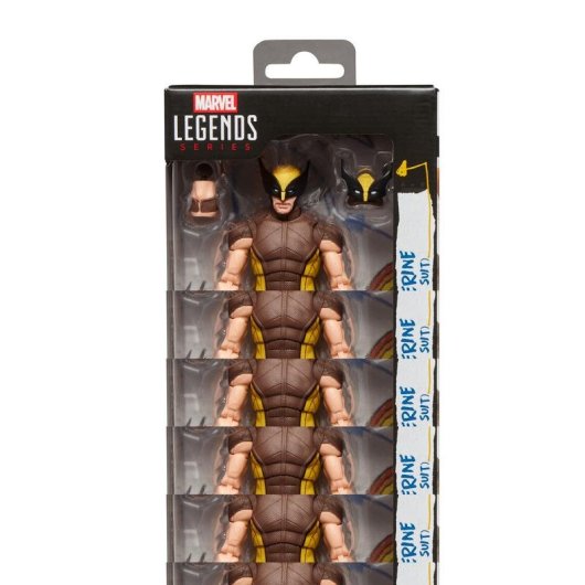 Figura Hasbro Wolverine Brown Suit Deadpool & Wolverine Marvel Legends Articulada 15 cm