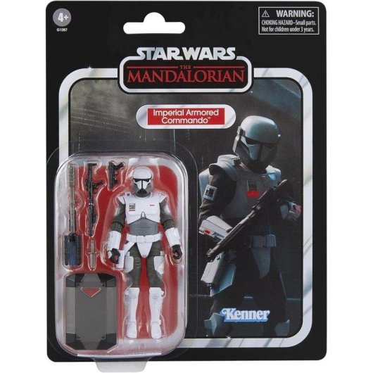 Figura Hasbro Imperial Armored Commando Star Wars Mandalorian Vintage Collection Articolata 9,5 cm