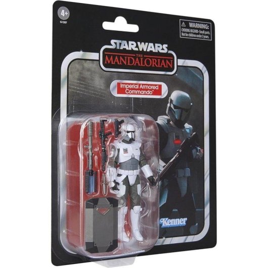Figura Hasbro Imperial Armored Commando Star Wars Mandalorian Vintage Collection Articolata 9,5 cm