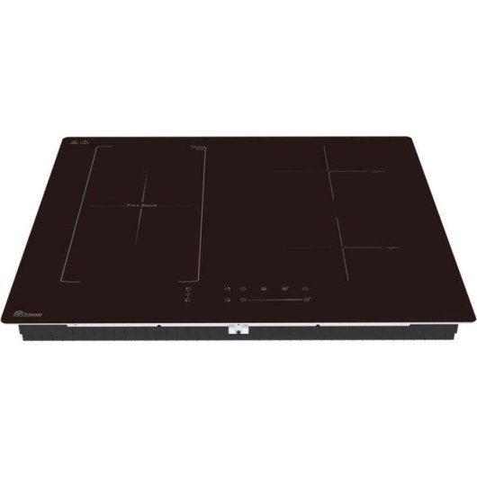 Placa de Inducción Empotrable Triomph 4 Zonas FlexiZone 7200 W Cristal Negro Control Táctil y Booster