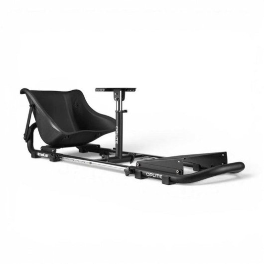 Renncockpit Oplite Nitrokart V2 schwarz ausziehbarer Rahmen verstellbarer Sitz