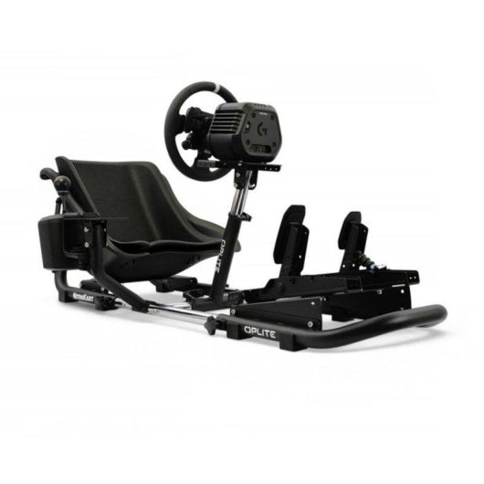 Renncockpit Oplite Nitrokart V2 schwarz ausziehbarer Rahmen verstellbarer Sitz