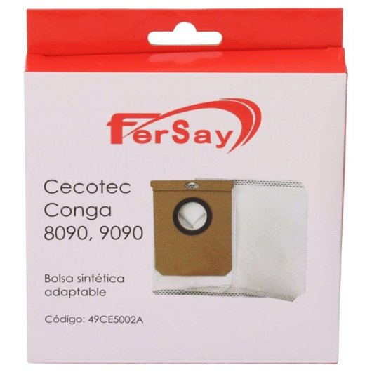 Bolsa de aspiradora Cecotec Conga 8090 9090 adaptable