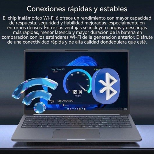 Ninkear A15 Pro Laptop 15,6" AMD Ryzen 5 5500U 16GB Radeon Graphics 512GB SSD Windows 11 IPS-Display