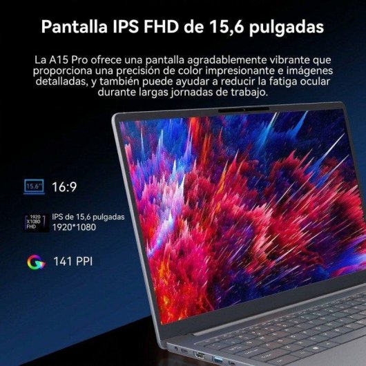 Ninkear A15 Pro Laptop 15,6" AMD Ryzen 5 5500U 16GB Radeon Graphics 512GB SSD Windows 11 IPS-Display