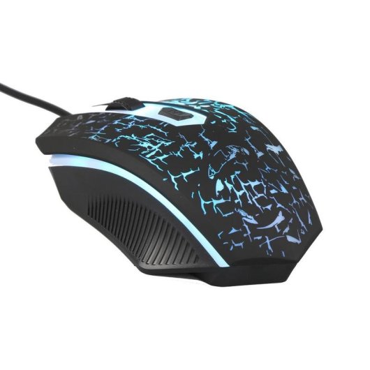 Clavier ULTRON HAWK membrane complet LED QWERTZ allemand avec souris incluse