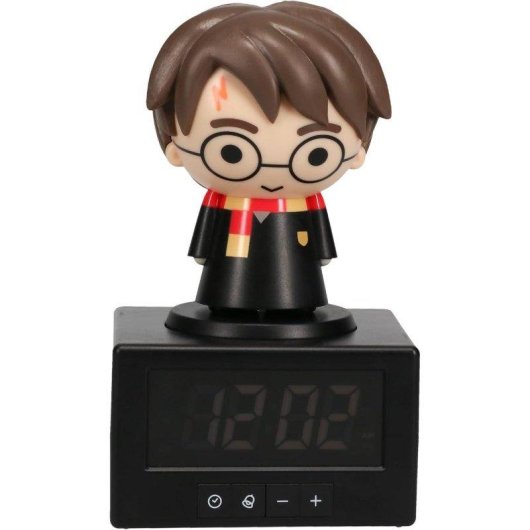 Relogio Despertador Digital Harry Potter Icon LUMOS