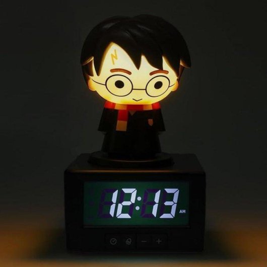 Relogio Despertador Digital Harry Potter Icon LUMOS