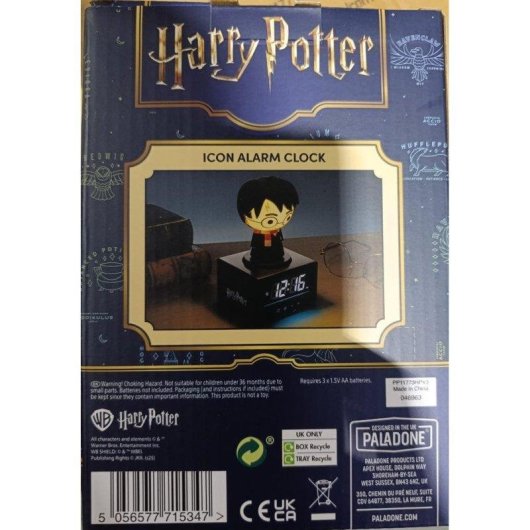 Relogio Despertador Digital Harry Potter Icon LUMOS