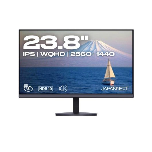 Monitor JAPANNEXT 23,8" WQHD IPS blanco