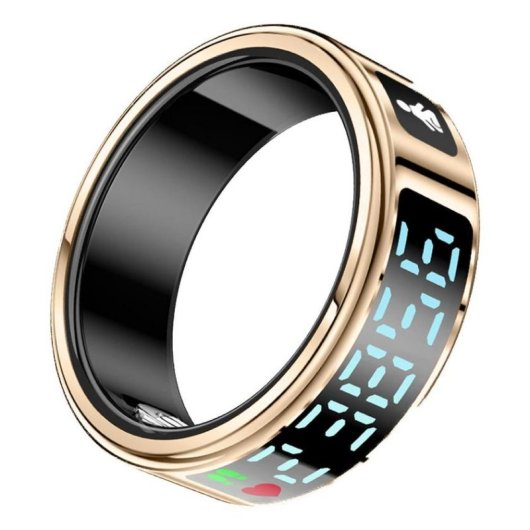 Anillo inteligente FITPADDY FitRing XL Bluetooth IP68 Autonomía 3 días iOS/Android Oro