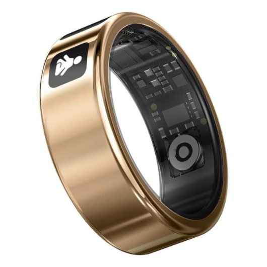 Anillo inteligente FITPADDY FitRing XL Bluetooth IP68 Autonomía 3 días iOS/Android Oro