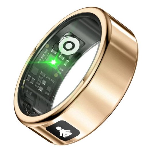 Anillo inteligente FITPADDY FitRing XL Bluetooth IP68 Autonomía 3 días iOS/Android Oro