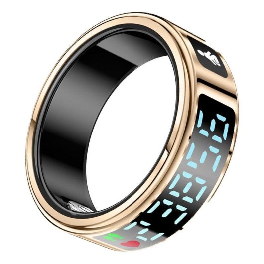 Anillo inteligente FITPADDY FitRing XL Bluetooth IP68 Autonomía 3 días iOS/Android Oro
