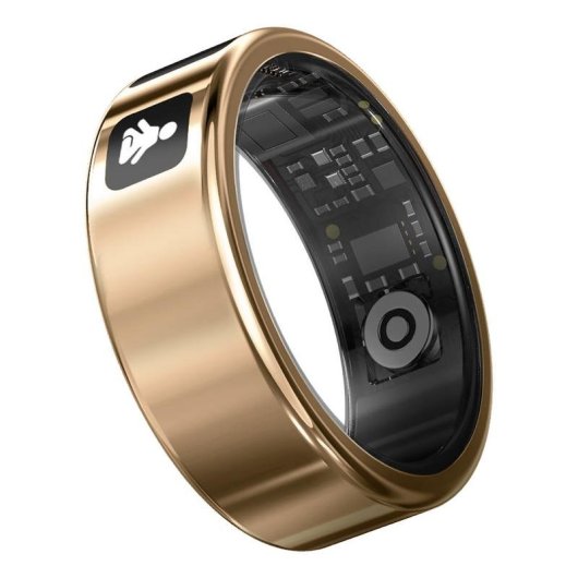 Anillo inteligente FITPADDY FitRing XL Bluetooth IP68 Autonomía 3 días iOS/Android Oro
