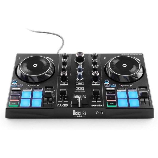 Kit de Inicio DJ Hercules DJControl Inpulse 200 MK3 + Auriculares HDP DJ45