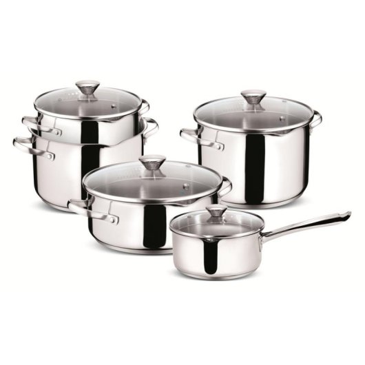 Batería de cocina Lagostina 7116001319 Acero inoxidable 9 piezas