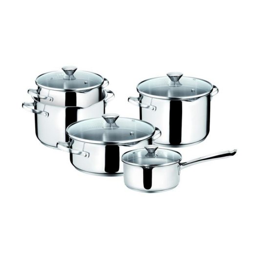 Batería de cocina Lagostina 7116001319 Acero inoxidable 9 piezas