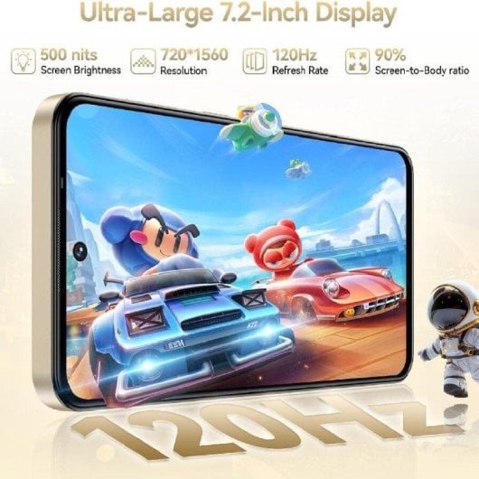 Oukitel C69 4G 8GB 256GB 7,2" Dorado batería 6000 mAh