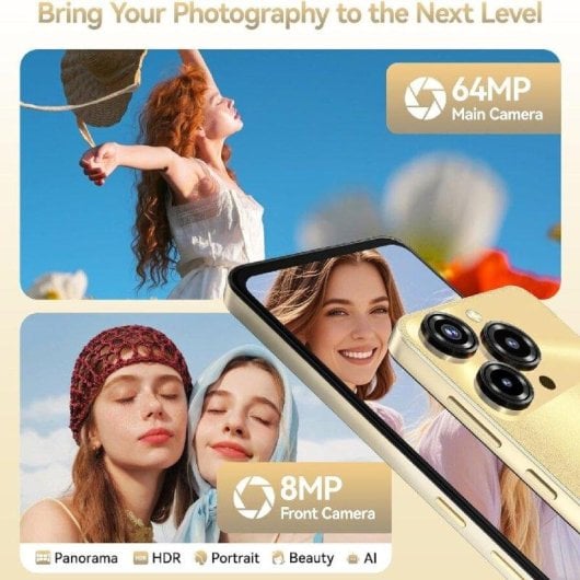 Oukitel C69 4G 8GB 256GB 7,2" Dorado batería 6000 mAh