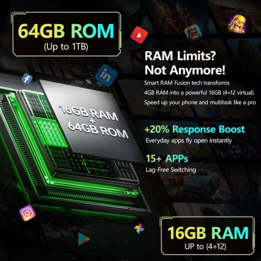 Oukitel G3 4G 4GB 64GB 6" Verde