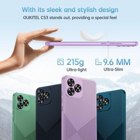 Oukitel C53 4G 4GB 64GB 6.6" Negro
