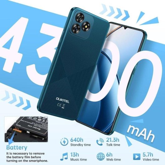 Oukitel C53 4GB 64GB 6.6" Negro